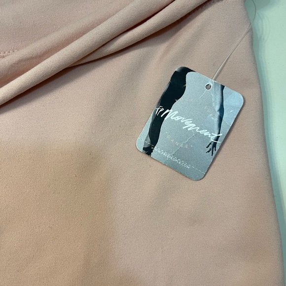 Free People Movement Pink Leggings W/ Tie SZ LG NWT - Picture 6 of 12